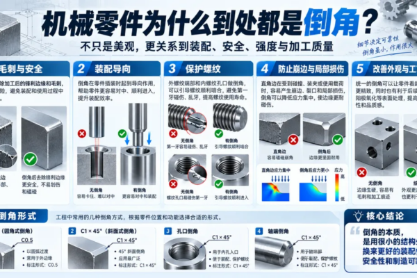 机械零件为什么到处都是倒角？