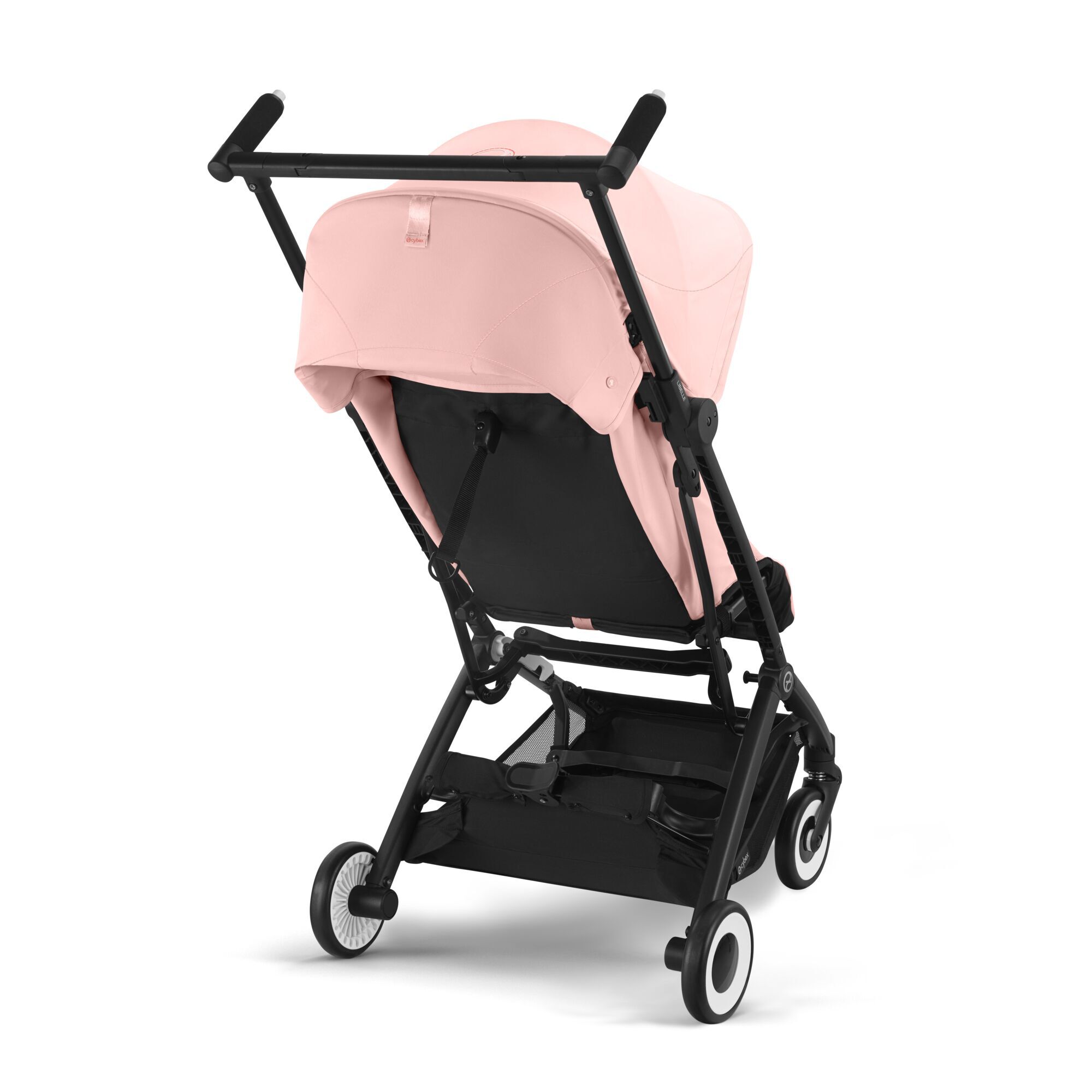 CYBEX Libelle 2025 侧面视角 · y225：窄身轮廓，让「折叠体积」成为第一约束