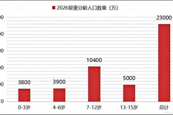 2.3 亿儿童怎么分龄：0—3 岁只剩 3800 万，7—12 岁破 1 亿，9300 万育龄女性决定未来五年