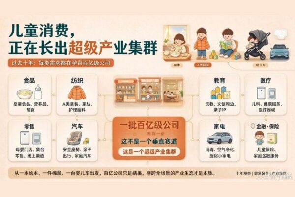 数万亿母婴消费的下一个十年：从「渗透率」到「精细化」，一个孩子的 0—6 岁连着十二个产业