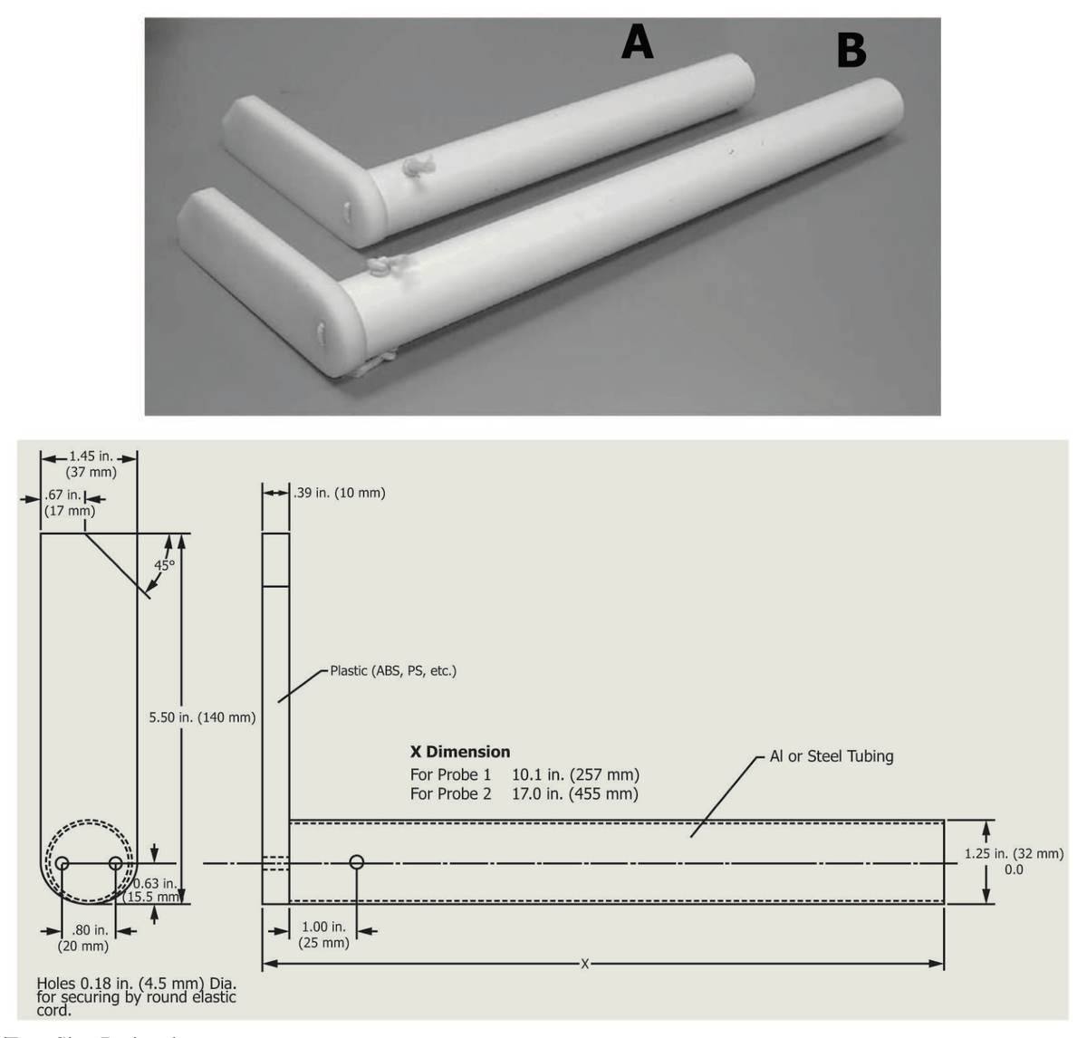 标准 FIG.4 腿/脚探针 Leg/Foot Probe