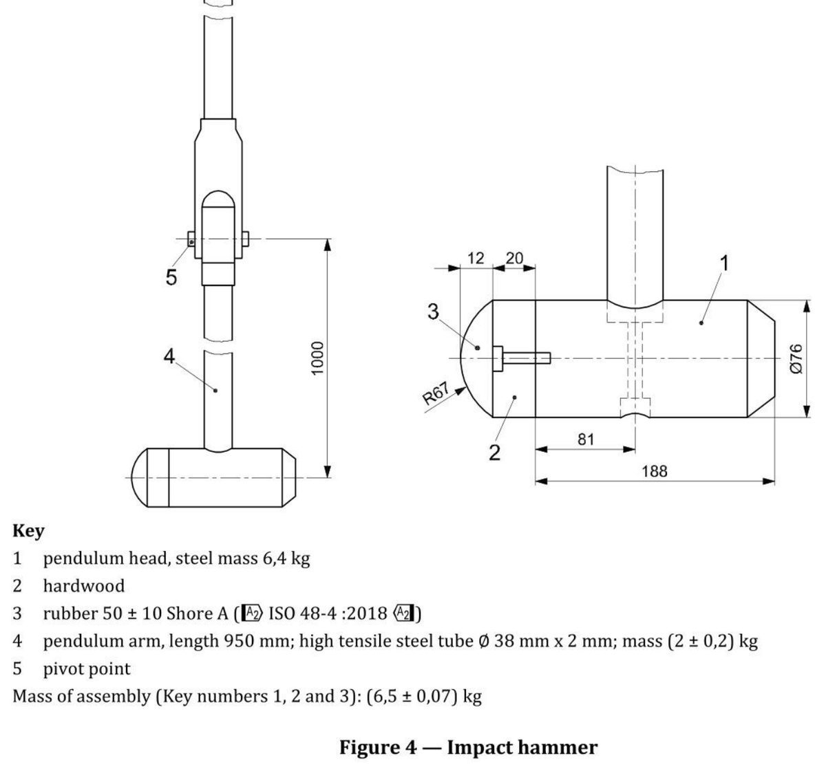 标准 Figure 4 冲击锤