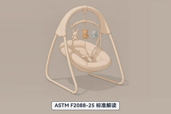 ASTM F2088-25《婴儿与摇篮秋千 Infant and Cradle Swings》标准要求逐条解读：结构、稳定性、开口、警示标签与新增窒息危险可见性测试